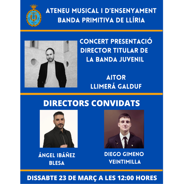 Banda Juvenil: Concert presentació nou director titular