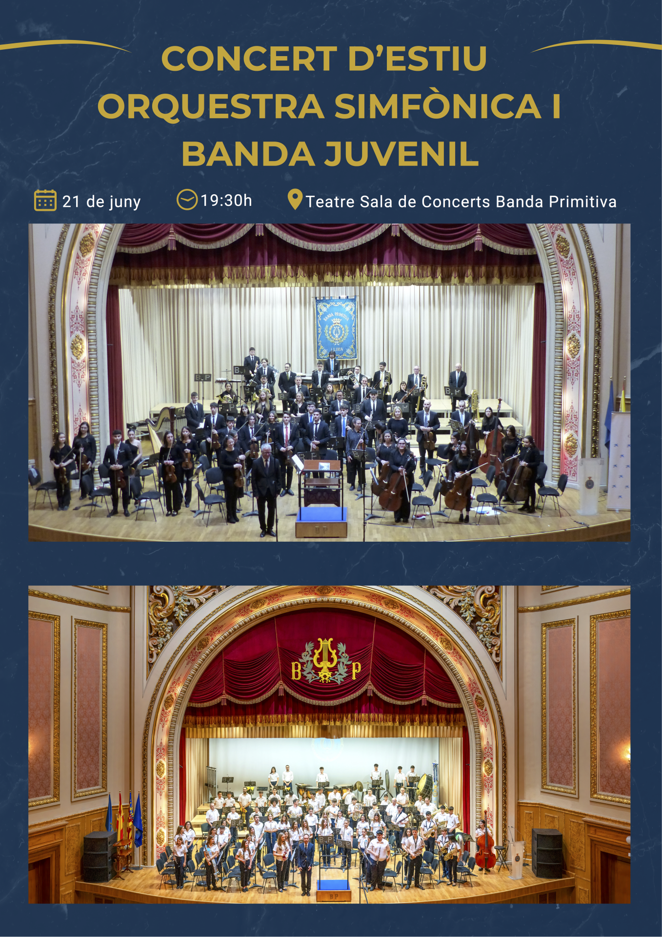 Concert d'estiu: Orquestra Simfònica i Banda Juvenil