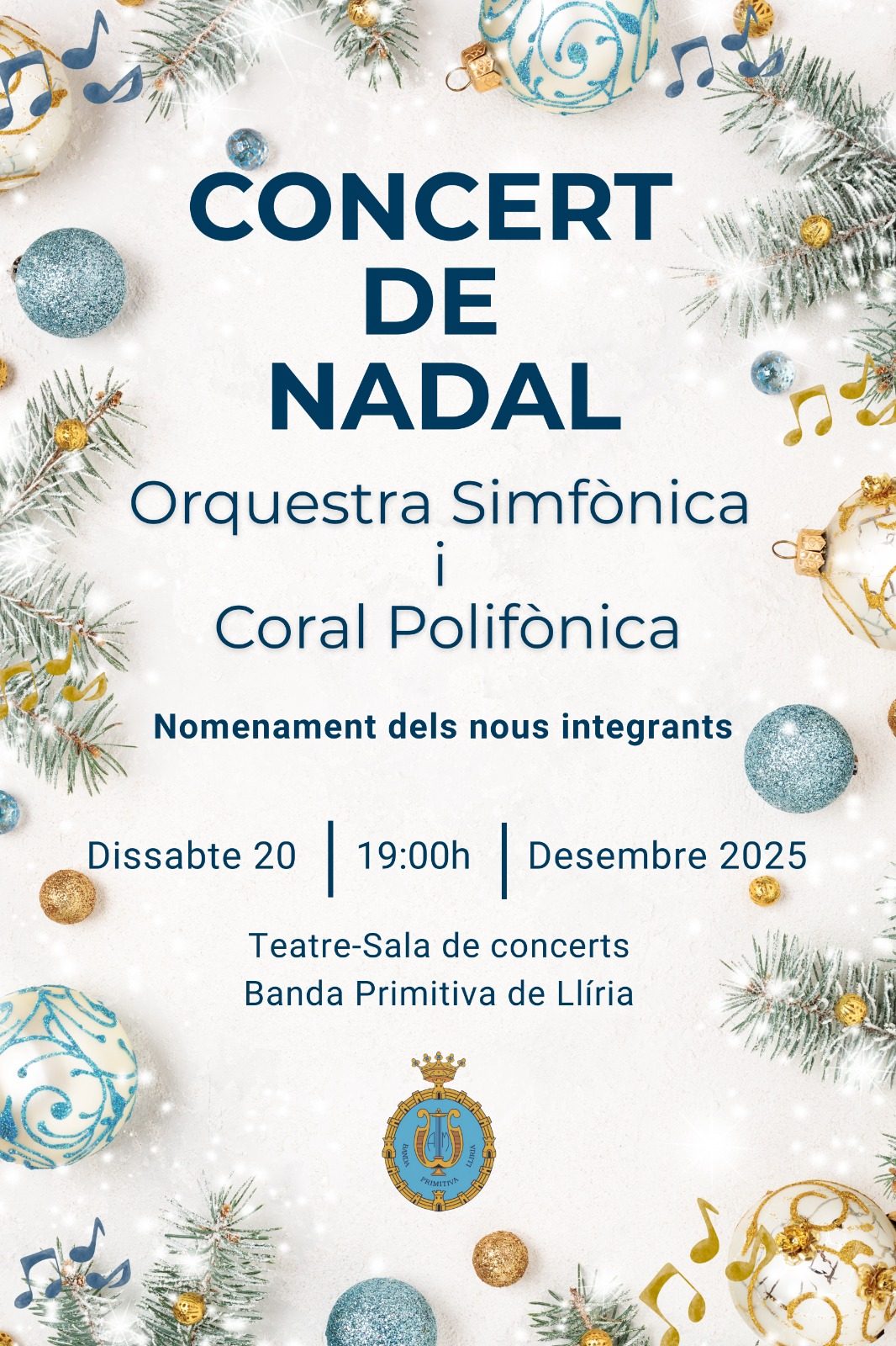 Concert de Nadal 2025 de l'Orquestra i el Cor